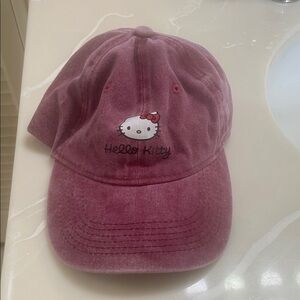 Hello Kitty Dusty Rose Logo Cap
